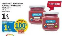 E.Leclerc Smileat - tarrito eco de manzana, platano y arandanos oferta