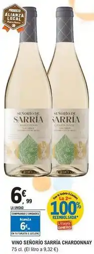 E.Leclerc Sarria - vino senorio sarria chardonnay oferta