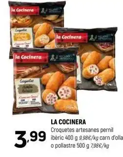 Coviran La cocinera - croquetes artesanes pernil ibèric oferta