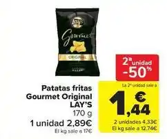 Carrefour Express Lay's - patatas fritas gourmet original oferta