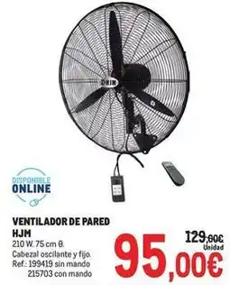 Makro Hjm - ventilador de pared oferta