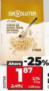 Dia Gran dia - copos de avena integral sin gluten oferta