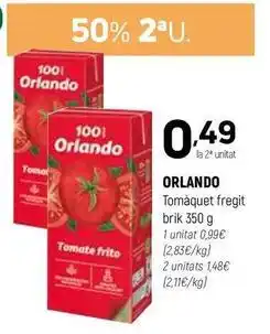 Coviran Orlando - tomaquet fregit brik oferta