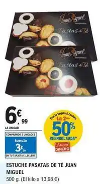 E.Leclerc Juan miguel - estuche pasatas de te oferta