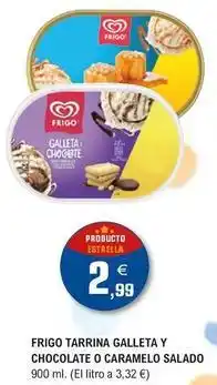 E.Leclerc Frigo - tarrina galleta y chocolate o caramelo salado oferta