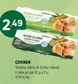 Coviran Coviran - tonyina clara oli d'oliva clàssic o baix en sal oferta