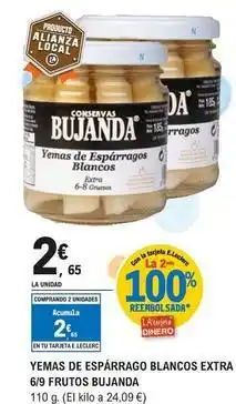 E.Leclerc Bujanda - yemas de esparrago blancos extra oferta