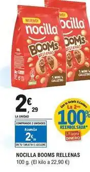 E.Leclerc Nocilla - booms rellenas oferta