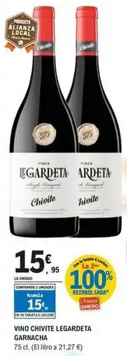 E.Leclerc Vino chivite legardeta garnacha oferta