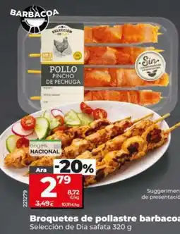 Dia Seleccion de dia - pinchos de pollo barbacoa oferta