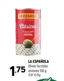 Coviran La española - olives farcides anxoves oferta