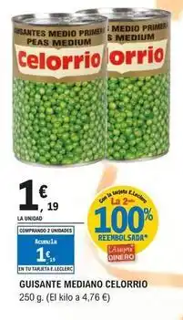 E.Leclerc Celorrio - guisante mediano oferta