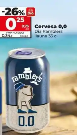 Dia Dia ramblers - cerveza 0,0 oferta
