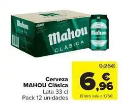 Carrefour Express Mahou - cerveza clásica oferta