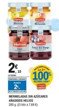 E.Leclerc Helios - mermeladas sin azucares anadidos oferta
