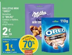 E.Leclerc Oreo / milka - galletas mini oferta