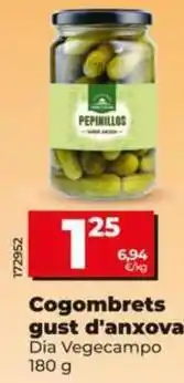 Dia Dia vegecampo - pepinillos sabor anchoa oferta