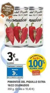 E.Leclerc Cojonudos - pimientos del piquillo extra oferta