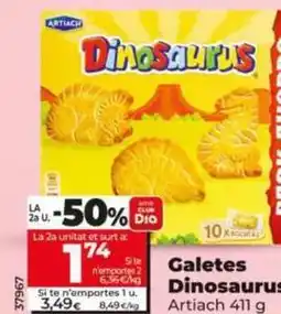 Dia Artiach - galletas dinosaurus oferta