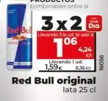 Dia Red bull original oferta