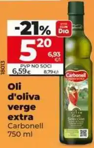 Dia Carbonell - aceite de oliva virgen extra oferta