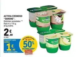 E.Leclerc Danone - activia cremoso oferta