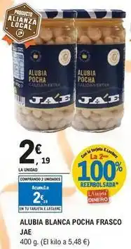 E.Leclerc Jae - alubia blanca pocha frasco oferta