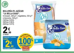 E.Leclerc LA BELLA EASO Bollería 0% azúcar oferta