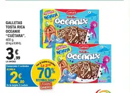E.Leclerc CUÉTARA Galleta tosta rica oceanix oferta