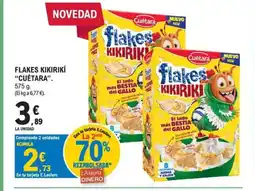 E.Leclerc CUÉTARA Flakes kikirikí oferta