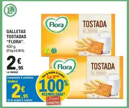 E.Leclerc FLORA Galletas tostadas oferta