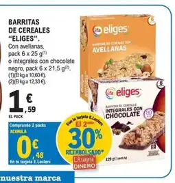 E.Leclerc ELIGES Barritas de cereales oferta