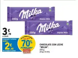 E.Leclerc MILKA Chocolate con leche oferta