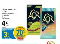 E.Leclerc L'OR Cápsulas de café oferta