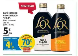 E.Leclerc L'OR Café espreso concentrado oferta
