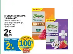 E.Leclerc HORNIMANS Infusiones bienestar oferta