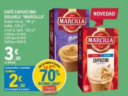 E.Leclerc MARCILLA Café capuccino soluble oferta