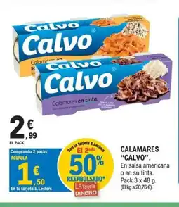 E.Leclerc CALVO Calamares oferta