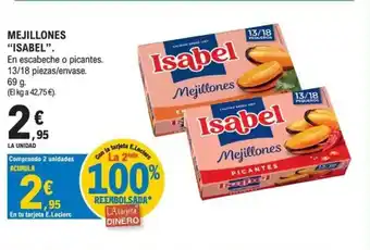 E.Leclerc ISABEL Mejillones oferta