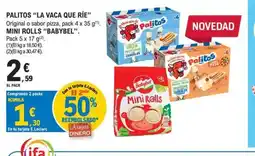 E.Leclerc LA VACA QUE RÍE Palitos oferta