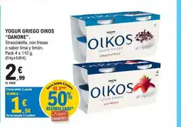 E.Leclerc DANONE Yogur griego oikos oferta