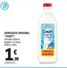 E.Leclerc CHUFI Horchata original oferta