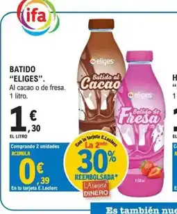E.Leclerc ELIGES Batido oferta