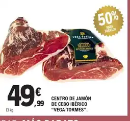 E.Leclerc VEGA TORMES Centro de jamón de cebo iberico oferta