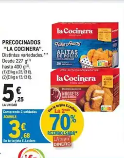 E.Leclerc LA COCINERA Precocinados oferta