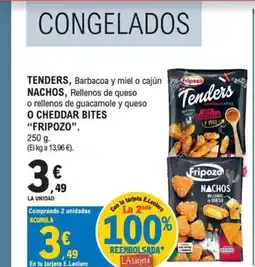 E.Leclerc Tenders barbacoa y miel o cajún oferta