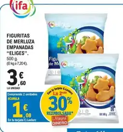 E.Leclerc ELIGES Figuritas de merluza empanadas oferta
