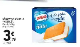 E.Leclerc NESTLÉ Sandwich de nata oferta