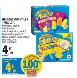 E.Leclerc PIRULO Helados infantiles oferta