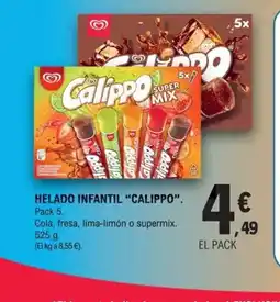 E.Leclerc CALIPPO Helado infantil oferta